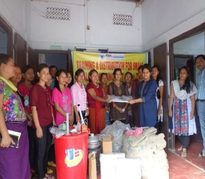 Demonstration on small scale processing unit