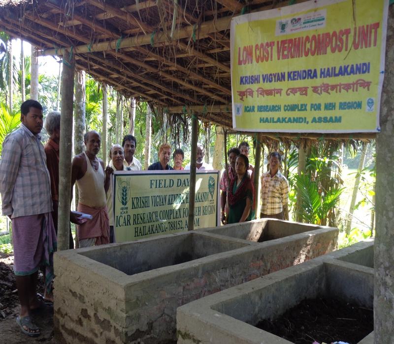 Popularisation of production and utilization of vermicompost using earthworms