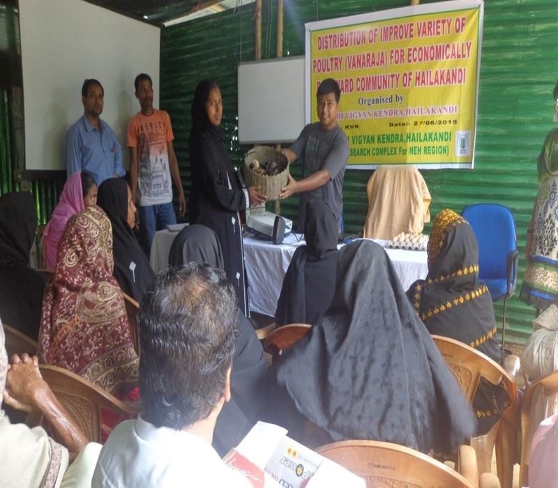 Popularisation of Integrated Fish Poultry farming